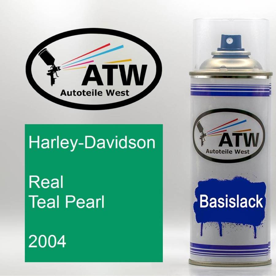 Harley-Davidson, Real Teal Pearl, 2004: 400ml Sprühdose, von ATW Autoteile West.